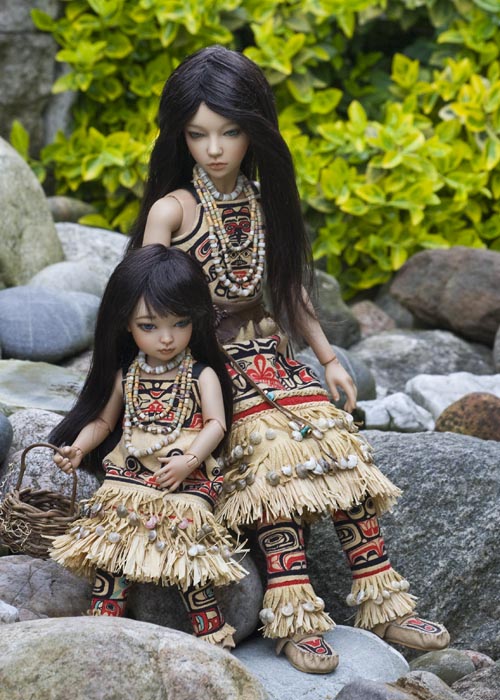 Two Little Indian Girls