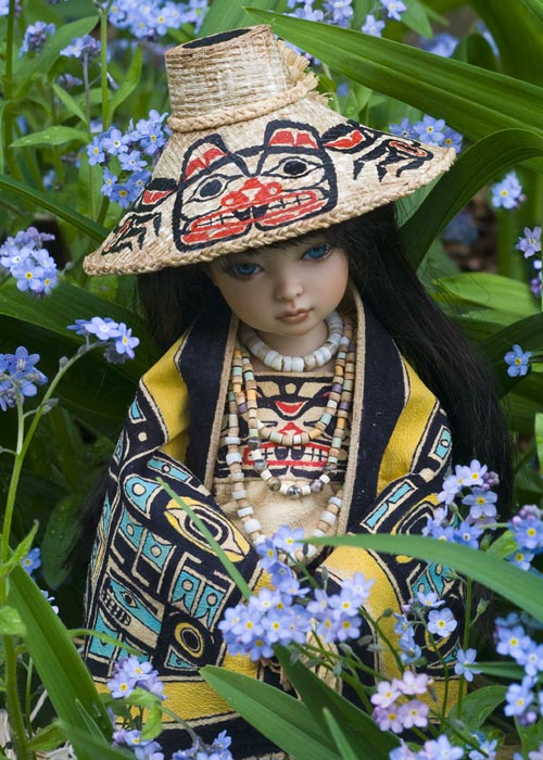 Little Beaver in the Forget-Me-Nots