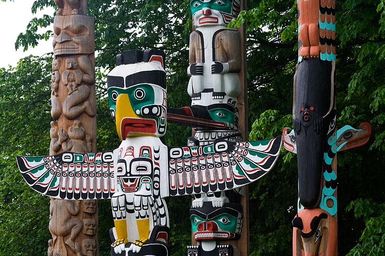 Totem Poles, Stanley Park