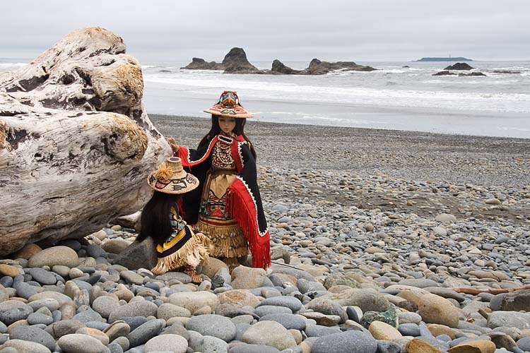 Byuri & Asa on Ruby Beach