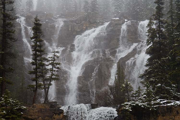 Tangle Falls in the Snow