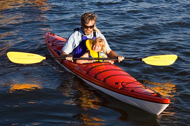 In the Kayak with Grandpa