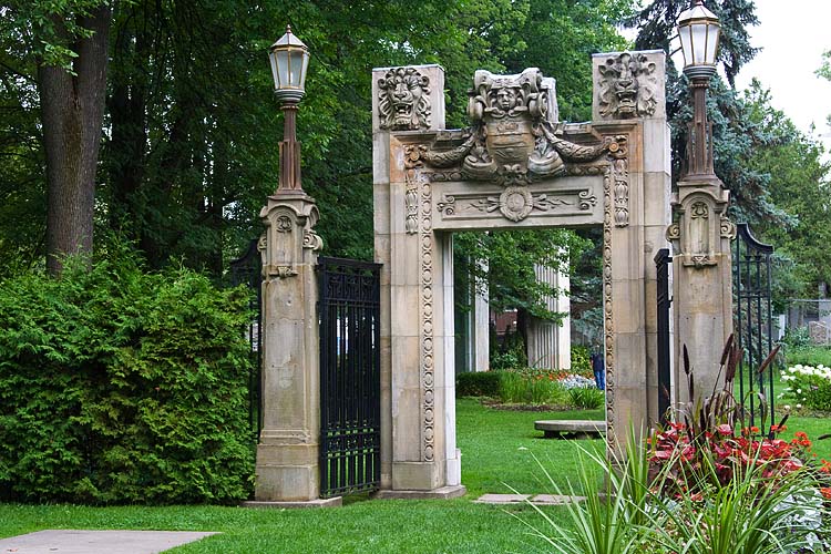 Front View of Gate