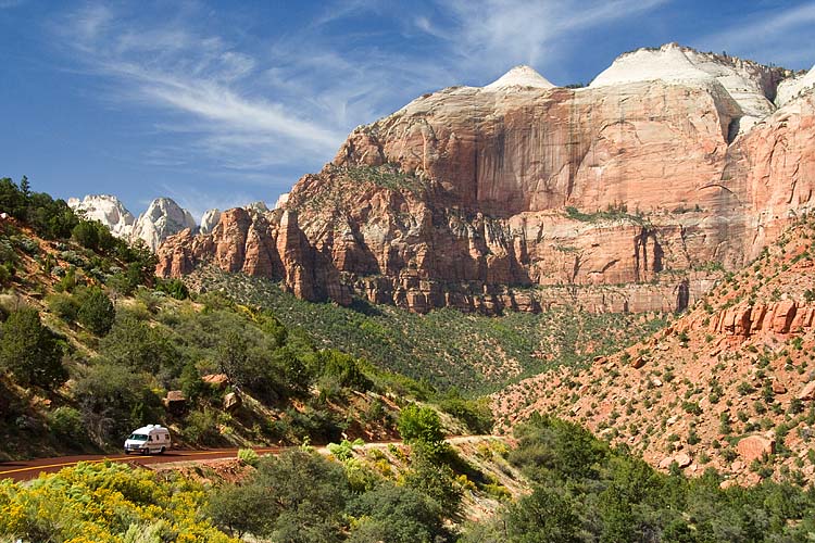 Driving Into Zion