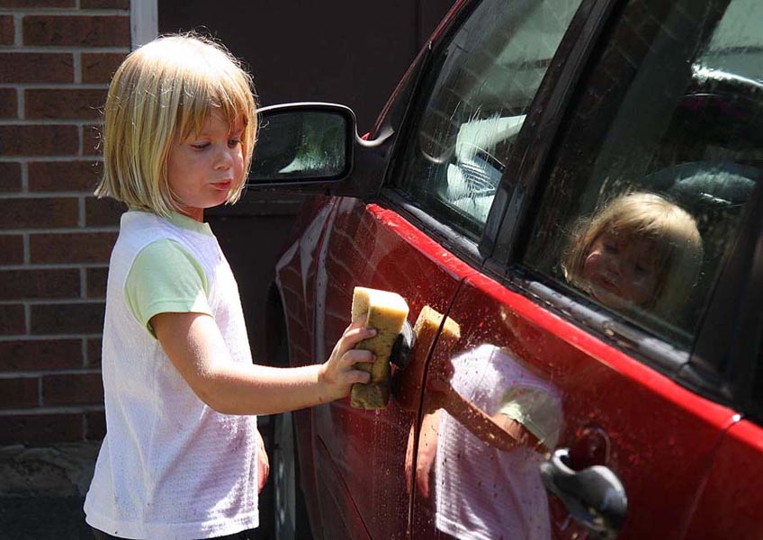 "Let's Wash Marianne's Car"