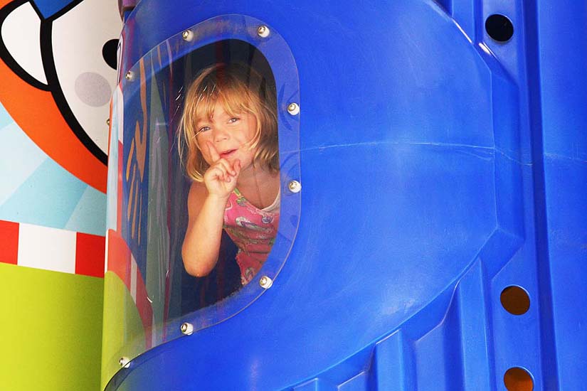 Teagan Up in the Tower