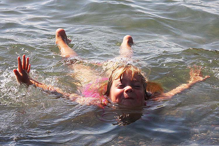 "I'm Swimming!"