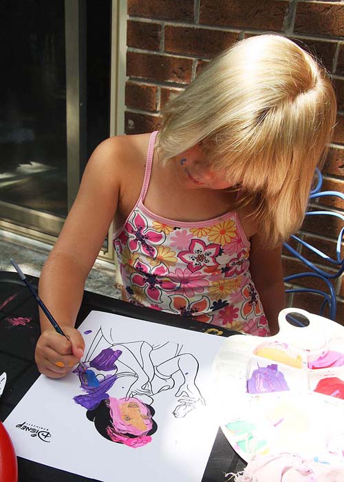 Rachel Paints a Princess