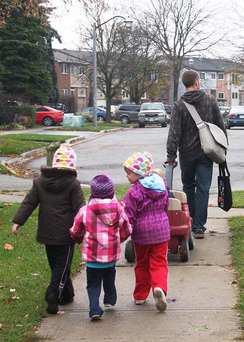 Going to the Santa Claus Parade