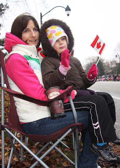 Rachel and Her Mom - Both Being Patriotic