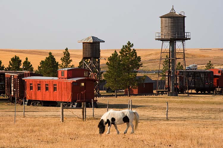 Train Depot and Water Towers