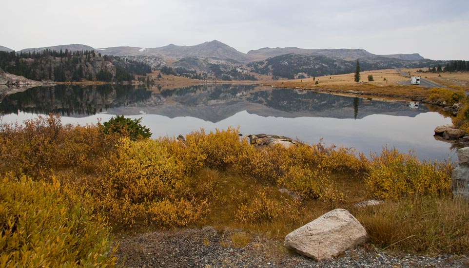 Parked Beside Long Lake