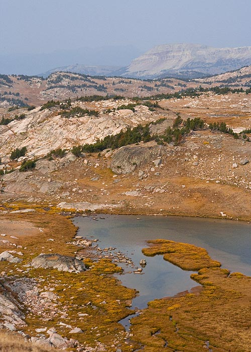 Lake in the Golden Valley Below