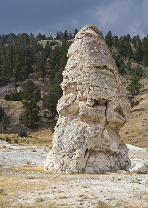 Liberty Cap, Mammoth Hot Springs