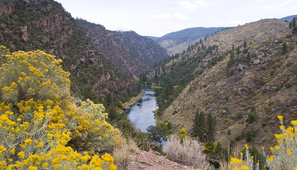 the Green River Far Below