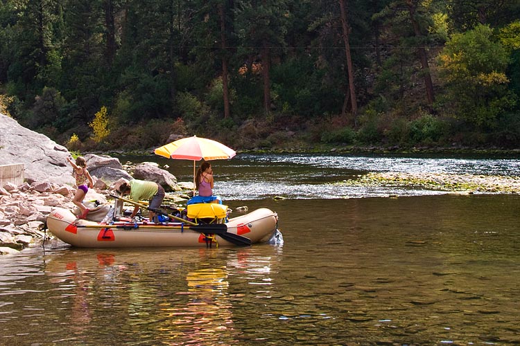 Family Going Rafting