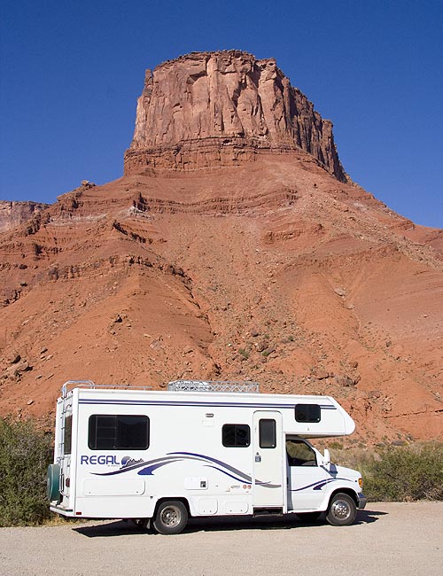 Butte Rising Overhead