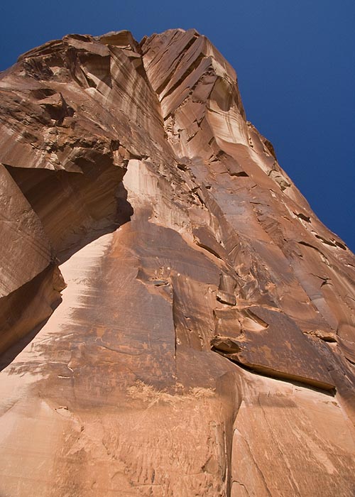 Petroglyph Rock Along Potash Road