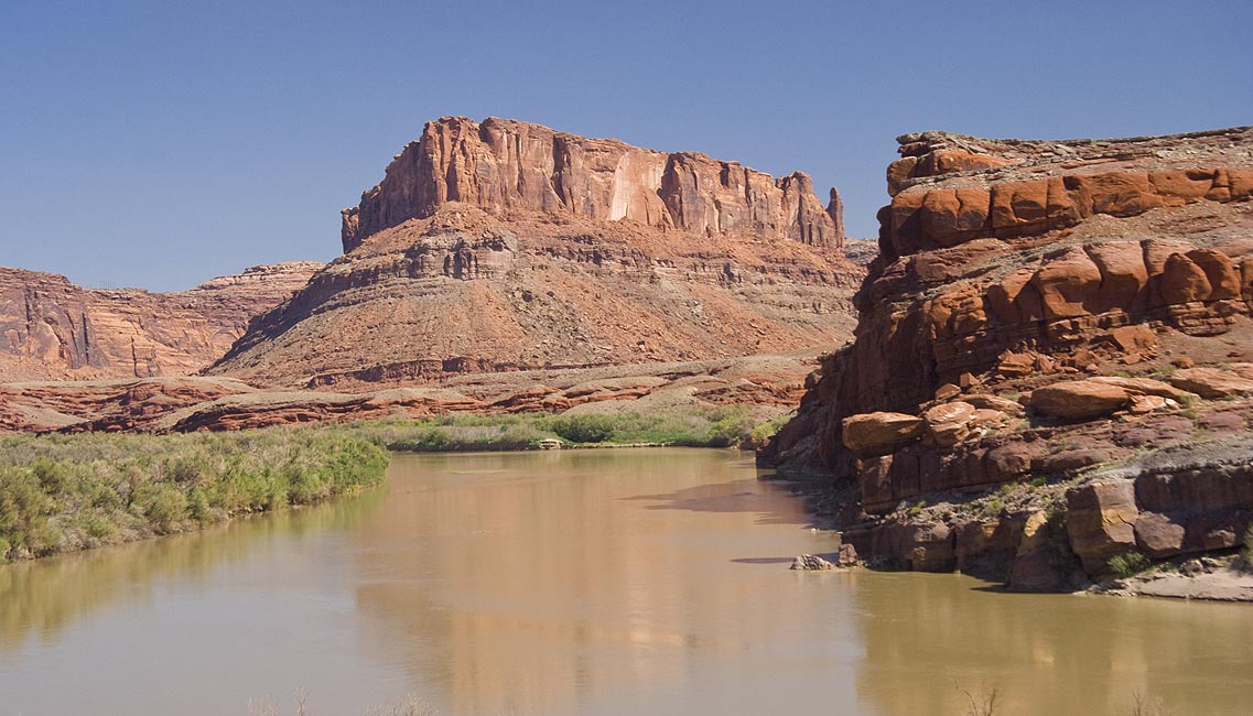 the Colorado River  