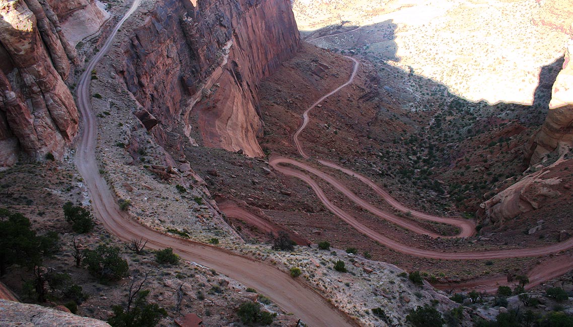 Switchbacks Down Into the Canyon