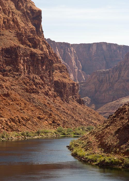 the Colorado River  