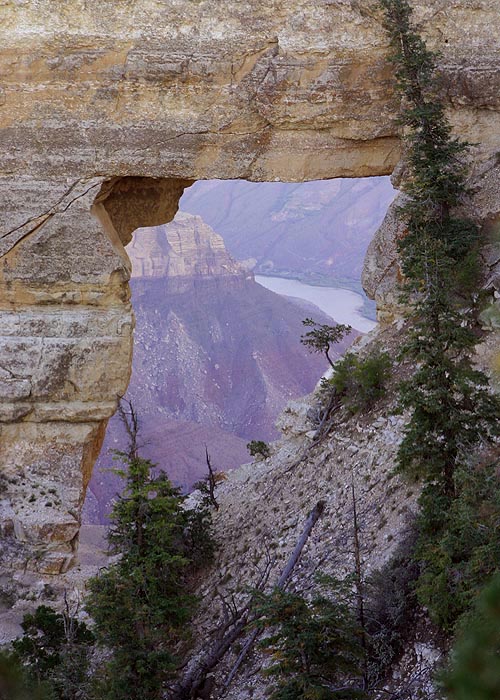the Colorado River Through Angel's Window