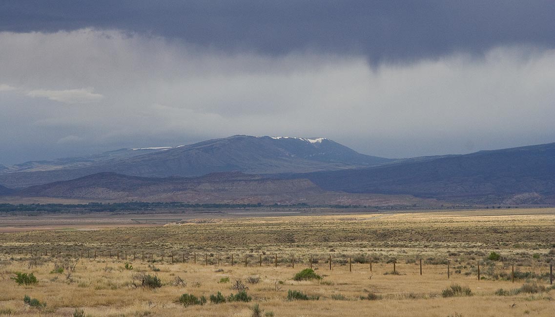 Storm Clouds Over the Mountains