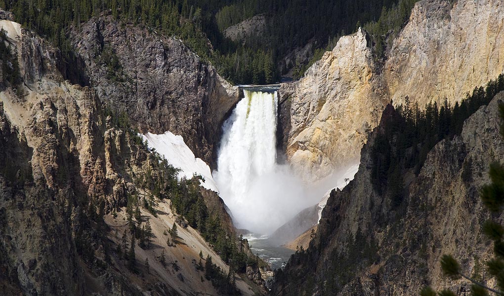 A Really Close Look at the Lower Falls