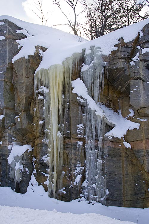 Golden Ice Falls