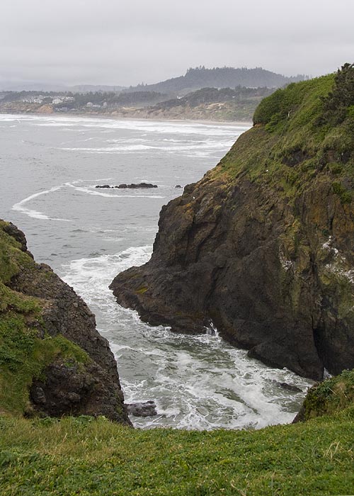 Rugged Cliffs Below