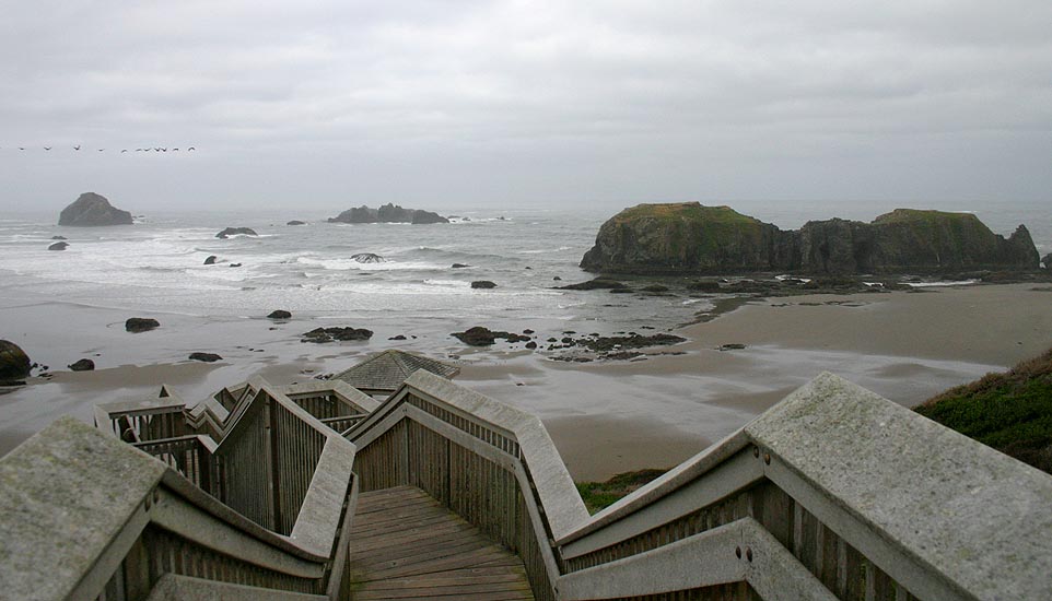 Stairs Down to the Beach