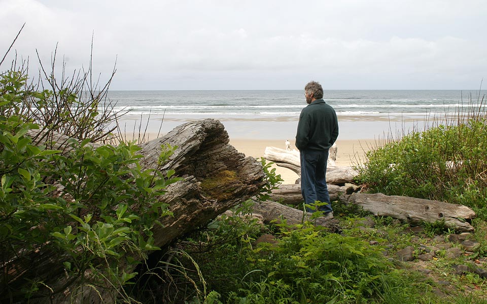 Taking in the View at Cape Lookout