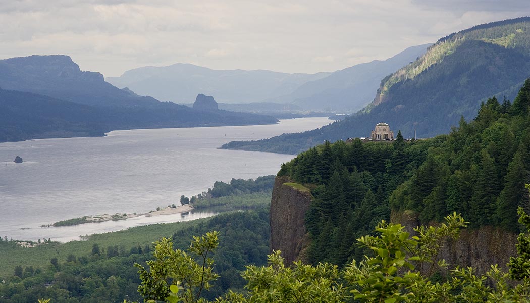 Vista House Overlooking the Columbia River