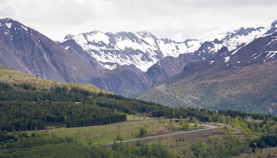 Snow-Covered Mountains
