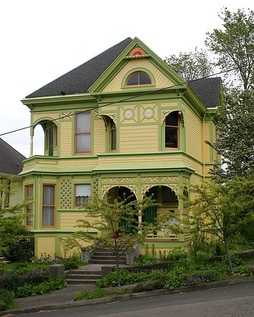 Yellow and Green Victorian