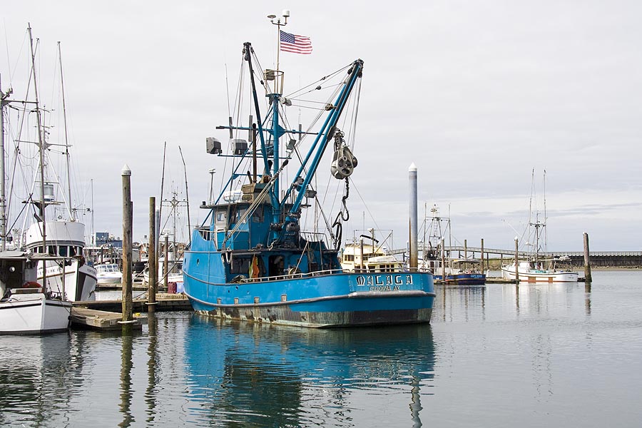 Blue Fishing Boat