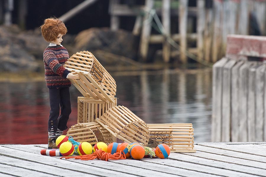 Loading the Lobster Traps