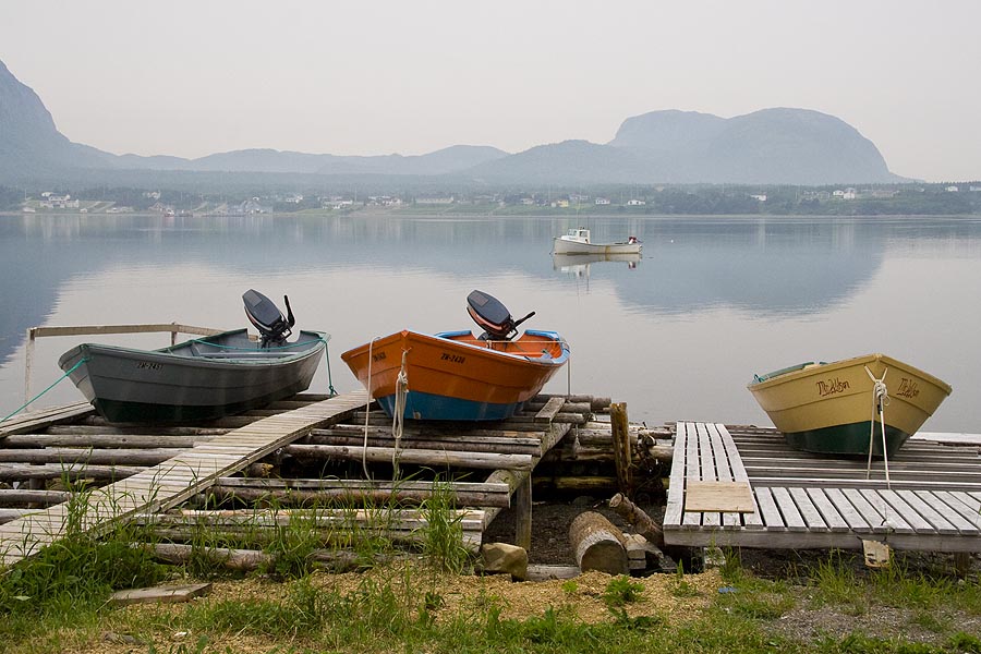 Boats in Hazy Lark Harbour