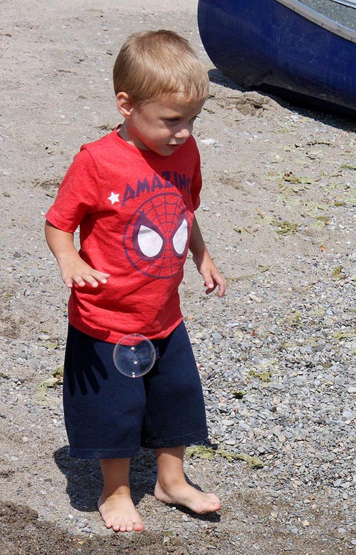 Andrew Doesn't Like the Sand