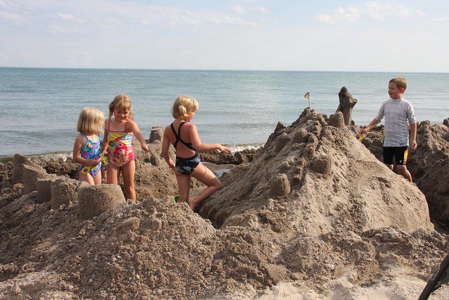 Finishing the Sand Castle