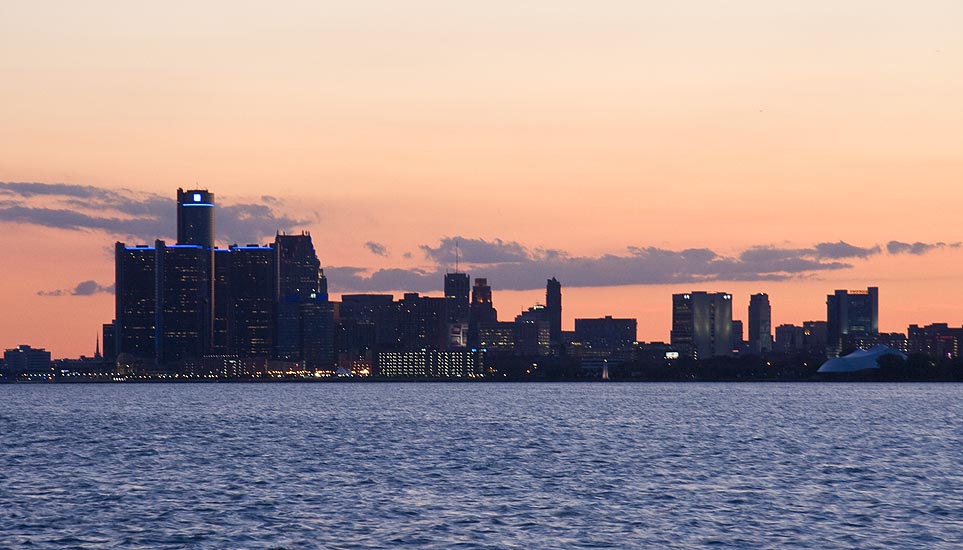 Detroit at Dusk