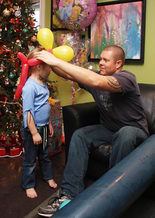 A Balloon Hat for the Birthday Girl