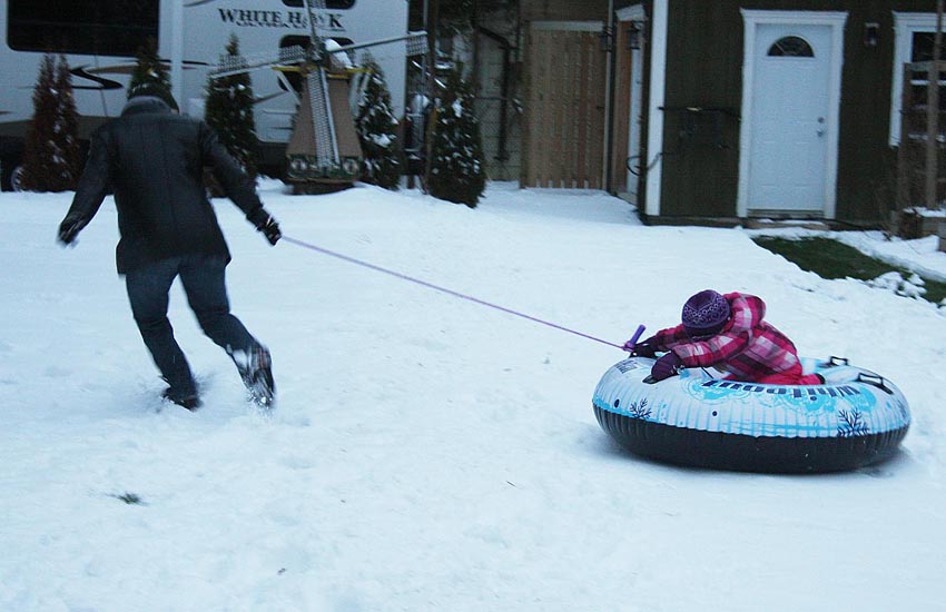 Time To Release Some Energy Out in the Snow