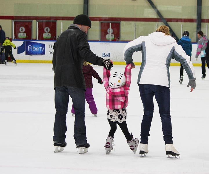Teaching Natalya to Skate