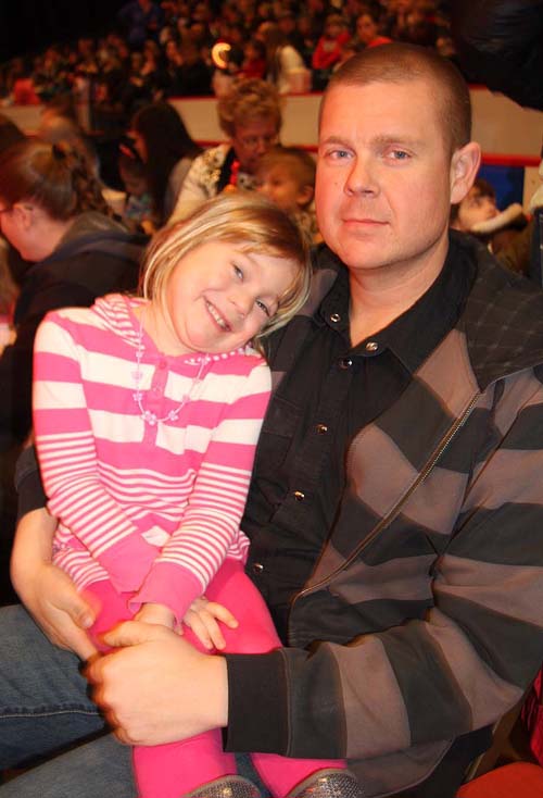 Daddy's Lap is the Most Comfortable Seat....