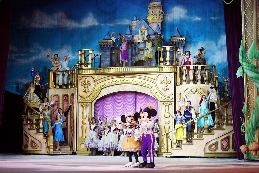 Mickey and a Castle Filled with Princesses