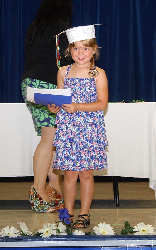 Receiving Her Diploma