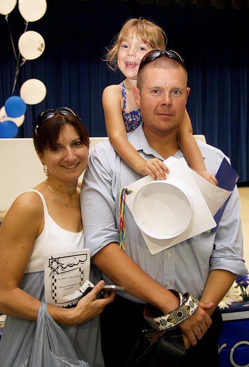the Graduate with Proud Parents