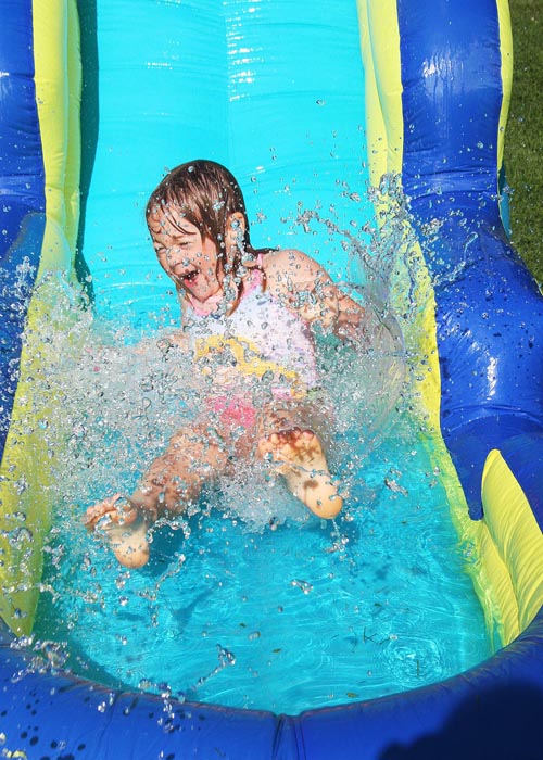 Teagan Makes a Big Splash!