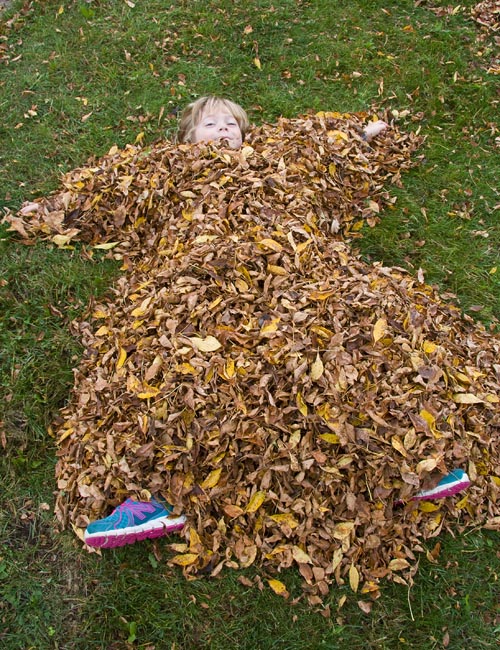Teagan in a Leafy Dress
